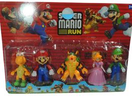 Super Mario Bross Coleção Bonecos Diversos 5 Personagens.