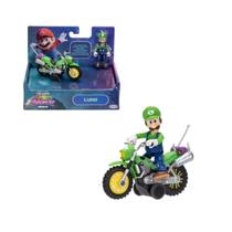 Super Mario Galaxy O Filme Moto Com Boneco Luigi 6cm