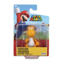 Super Mario Mini Figura Yoshi Laranja 7cm - Candide