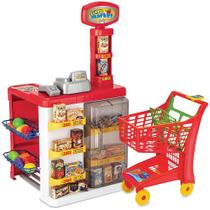 Super Market com Carrinho - 8039 - Magic Toys Super Market com Carrinho - 8039 - Magic Toys