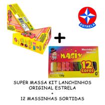 Super Massa Kit Lanchinhos da Estrela + 12 Massinhas
