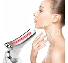Super Massageador Facial e Pescoço LED Terapia Anti-Rugas