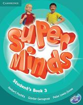 Super minds british 3 sb with dvd-rom - 1st ed - CAMBRIDGE UNIVERSITY