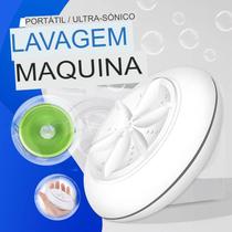 Super Mini Maquina Lavadora De Lavar Roupa Pano Portátil Economize Energia Água Bivolt USB Potência 6w Ideal Para Lavar roupas leves Em Qualquer Lugar