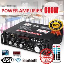 Super Mini Modulo Amplificador De Som Bluetooth Mp3 Karaokê 600w 220v e 12v