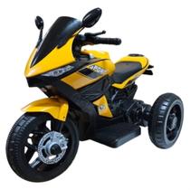Super Mini Moto Elétrica 6v 3 Rodas Som Luz Infantil Bivolt