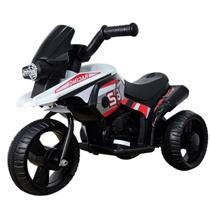 Super Mini Moto Elétrica Infantil 6V Som Pedal até 18kg
