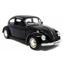 Super Miniatura Metal Volkswagen Fusca Preto 1967 Edição colecionador