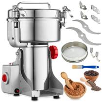 Super Moedor Grãos Ervas Profissional Elétrico 2kg Aço Inox