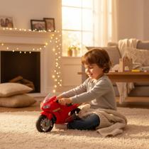 Super Moto 360 Esportiva Vermelha Bicicleta Infantil Alta Performance 12 Polegadas