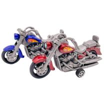 Super Moto Pullback Brinquedo Com 2 Unidades: Divirta-se acelerando com essa incrível miniatura!