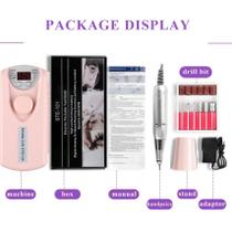 Super Motor Eletrico Lixadeira Pra Unha Gel sem fio Completo - ORIGINAL - 1 linha