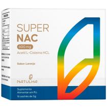 Super NAC (Acetilcisteina HCL) 600mg 16 sachês - Natulha
