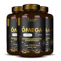 Super Ômega-3 1000mg 3x180cáps - Rico Em Epa 540mg Dha 360mg