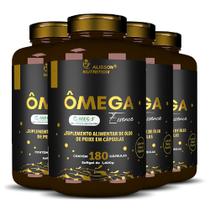 Super Ômega-3 1000mg 4x180cáps - Rico Em Epa 540mg Dha 360mg Super Ômega-3 1000mg 4x180cáps - Rico Em Epa 540mg Dha 360mg