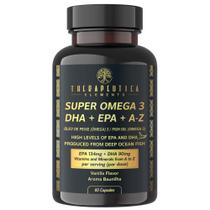 Super Ômega 3 DHA + EPA + Minerais E Vitaminas De A A Z 60 Cápsulas Super Ômega 3 DHA + EPA + Minerais E Vitaminas De A A Z 60 Cápsulas