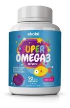 Super Ômega 3 Infantil- 90 Caps Mastigáveis Cereja- Ekobé