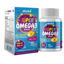 Super Ômega 3 Infantil Kids Ekobé Epa Dha Caps Mastigáveis