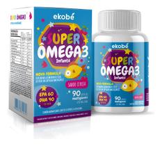 Super Ômega 3 Kids Ekobé Cápsulas Mastigáveis Super Ômega 3 Kids Ekobé Cápsulas Mastigáveis