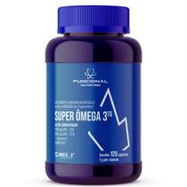 Super Omega 3 TG 1000mg Funcional Nutrition Selo MEG3 120 cápsulas