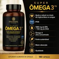 Super Ômega 3 TG EPA DHA Alta Dosagem 180 Cápsulas Qualidade Superior