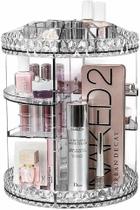 Super Organizador De Acrílico Giratório Joias Maquiagem Cosméticos Profissional