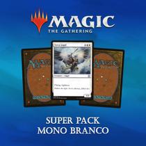 Super Pack Mono Branco 150 Cartas Magic Com Terrenos