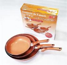 Super Panelas Caçarola Antiaderente Tampa Vidro Temperado Não Gruda grande