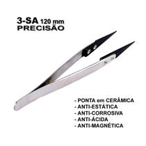 Super Pinça Anti Estática Ponta Cerâmica 3-sa Profissional