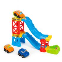 Super Pista Com 2 Carrinhos Ramp Racer 28 Peças Maral Super Pista Com 2 Carrinhos Ramp Racer 28 Peças Maral