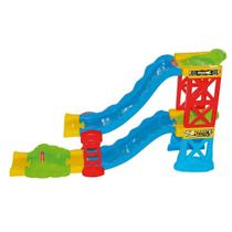 Super Pista Com 2 Carrinhos Ramp Racer 28 Peças - Maral Super Pista Com 2 Carrinhos Ramp Racer 28 Peças - Maral
