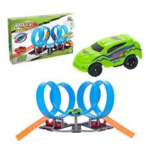 Super Pista Looping 4x360 68 peças Art Brink Super Pista Looping 4x360 68 peças Art Brink