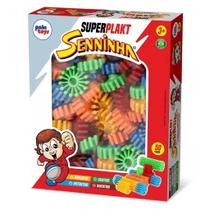SUPER PLAKT SENNINHA EC ST - Brinquedo de Engrenagens para Montar