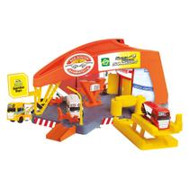 Super Posto Parking Elevador Manuntenção Caminhão Bomba - Samba Toys