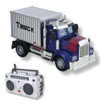 Super Prime Truck Caminhão de Brinquedo c/ Controle Remoto e Luzes