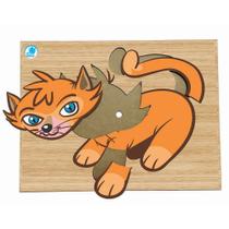 Super Quebra-Cabeça Infantil Gato