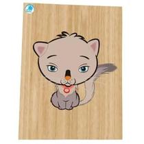 Super Quebra Cabeças de Madeira de Gato Simque