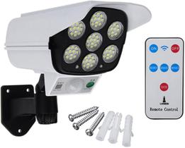 Super Refletor Solar Camera Falsa Controle 42 Super Leds Super Refletor Solar Camera Falsa Controle 42 Super Leds