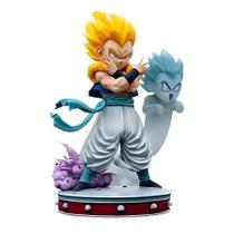 Super Saiyan Gotenks Dragon Ball Z Anime Figura Esquadrão Fantasma Modelo Estátua Brinquedo Infantil