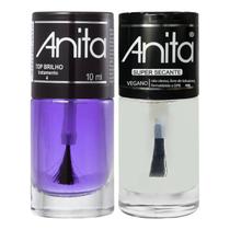 Super Secante Não oleoso + Top Brilho 10ml Anita