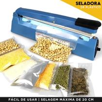 Super Seladora Manual 20 Cm Profissional Ultra Rápida