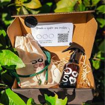 Super Shinebox Colar Verde com Berloque e Perfume para Pets - 50ml