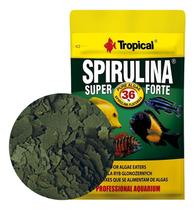 Super Spirulina Forte Flakes Ração Para Peixes 12g Sachet - Tropical
