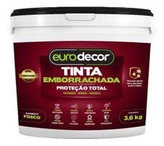 Super Tinta Emborrachada 3.6kg Contra Infiltrações Fissuras Acabamento Fosco Cor Areia