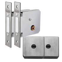 Super Trava 40mm Inox Escovado Dose Dupla - 9149-2 - Lockwell
