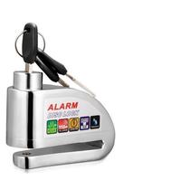 Super Trava Disco Freio Alarme Roda Moto Motocicleta 2 Chave