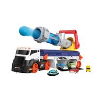 Super Truck Bazuca Com Som e Luzes Fenix Brinquedos Preto/Azul/Branco