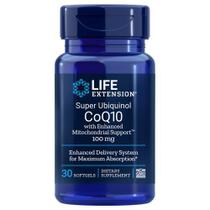 Super Ubiquinol CoQ10 30 cápsulas gelatinosas da Life Extension (pacote com 6)