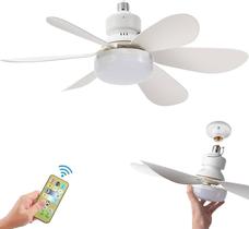 Super Ventilador Lampada Bocal E27 30W Silencioso Bivolt