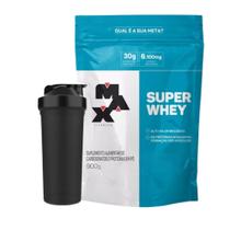 Super Whey Concentrado 900g Refil + Coqueteleira - Max Titanium